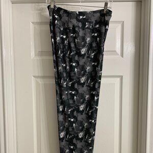 Crivit Brand Women's Black and Gray Athletic Pants, Size Large